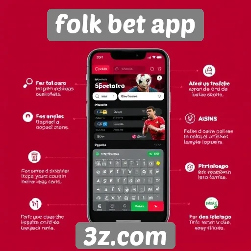 Funcionalidades da plataforma Folk Bet App exploradas
